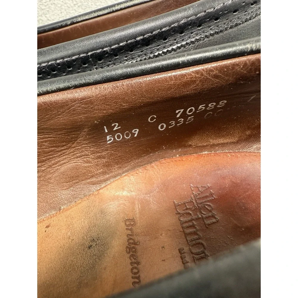 Allen Edmonds Bridgeton Tassel Loafers Men's 12‎ C Leather Black